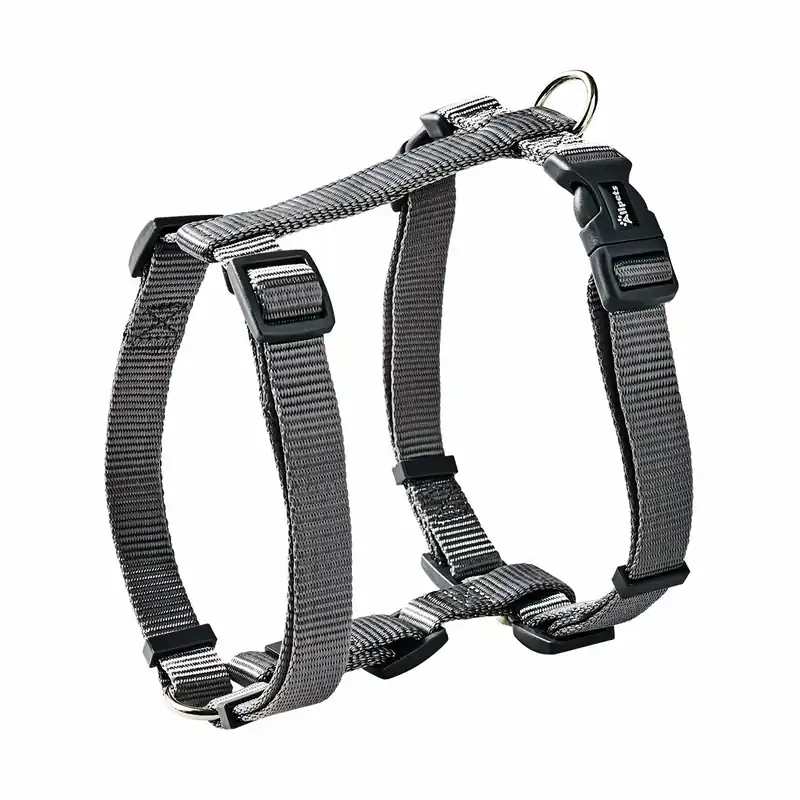 Allpets Classy Geschirr L–XL 75–120 cm / 25 mm grey Abverkauf